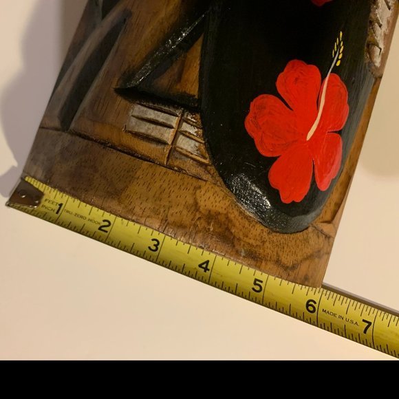 Wall Decor | Hand Carved And Painted African Wooden Wall Art | Poshmark